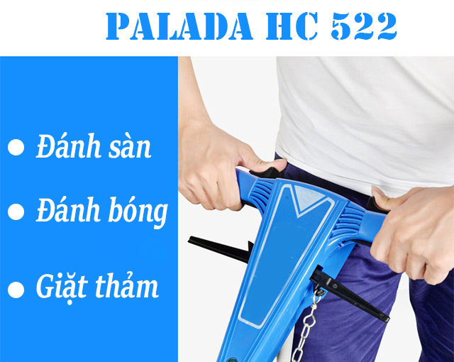 Sàn nhà được làm sạch nhanh chóng, sáng bóng với Palada HC 522